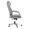 Officesource Bradley Collection Executive High Back Chair with Chrome Frame 74011AGR